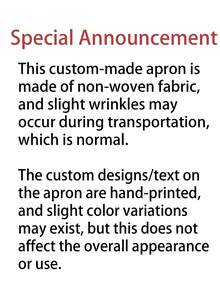 1pc Customized Black Kitchen Cooking Apron, Modern Polyester Oil-Proof Apron, Black Kitchen Apron, Polyester Apron For Garden, Kitchen And Housework Perfect For Home, Restaurant, And Kitchen Cooking