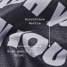 - Divertida toalla de - negro - - Ver 3