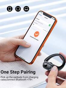 T9 真无线耳机，超长续航，运动耳机，强劲低音，适合跑步、健身、看电视等多种场合。