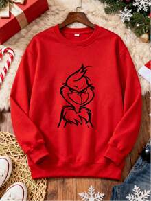 Women Sports Sweatshirts - Red - View 3