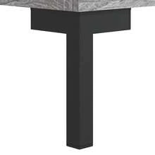 vidaXL Sonoma Grey Sideboard 34,5 x 32,5 x 90 cm, materiał drewnopochodny - Wielokolorowe - Zobacz 7