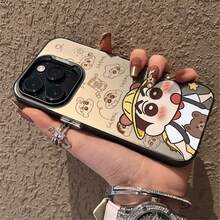 Kawaii Vintage Anime Cartoon  Case - Shockproof Cover For  15/14/13 Pro Max, Adorable Character Protective Phone Shell - Azul - Ver 10
