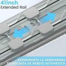 Tabla Abdominal Multifuncional, Tabla de Fitness Multiusos con Soporte para Codo, Ejercicio de Tabla Abdominal, Rodillo de Abdominales, Tabla Multifuncional Pilates con Asas Ajustables(Gris) - Multicolor - Ver 3