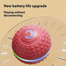 1个自动弹跳球狗狗玩具，狗狗跳跃球，USB充电，适合小型和中型犬室内外玩耍，室内狗狗玩具，互动宠物玩具，可充电宠物玩具，小型犬，中型犬 - 彩色 - 查看 10