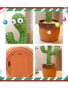 Kids Plush Interactive Toys - Green - View 8