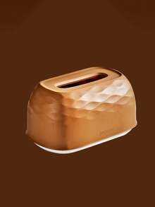 三件套豪华弹簧式纸巾盒套装，创意自动升降式纸巾盒，多功能桌面家居装饰，壁挂式两用餐巾纸收纳盒 - 彩色 - 查看 12