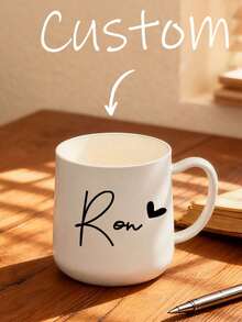 Customized Name Personalized Photo Coffee Mug, Camping Cup, Multiple Colors Available, Washable, Suitable For Coffee, Beer, Birthday Gift, Unique Gift - Multicolor - View 2