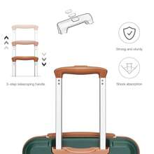 20 24 28 32 Inch Suitcase ABS PC Hard Shell Luggage Carry On Cabin Check In XL Extra Large Lightweight Spinner Wheels TSA Lock 3 Piece Set Travel - Dark Green - View 6