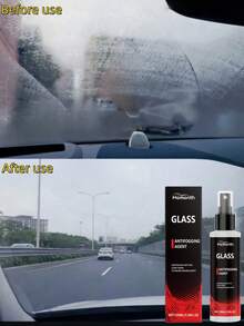 汽车玻璃防雾喷雾，雨天行车视野清晰，保护车窗，去除污垢并防止起雾 - 彩色 - 查看 1