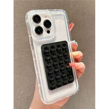 1 pieza/2 piezas Funda de teléfono de silicona con ventosa, soporte adhesivo para un agarre fuerte para selfies y videos, fácil de usar. Ventosa de silicona actualizada compatible con iPhone, teléfonos Android, regalo para cumpleaños, familia y amigos. Soporte de teléfono, accesorios de teléfono para baño con ventosa adhesiva - Multicolor - Ver 11