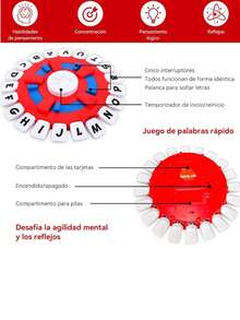 Juegos de mesa, juegos de mesa Basta, juegos de aprendizaje interactivos, juguetes educativos, juegos de mesa de ritmo rápido para familias y fiestas