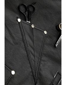 BARBEST Mandil Delantal Para Barbero, Estilista, Peluquero Bartender, Tatuador Multifuncional Lord Hooligan - Negro - Ver 8