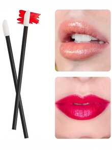 200pcs/50pcs Black Lip Brushes, Makeup Brushes For Lipstick And Lip Gloss Application, Cosmetic Beauty Tools Set - Multicolor - View 5