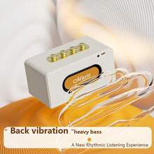 10W*2 Portable Bluetooth 5.4 Speaker, 8H Playtime, TWS & USB-C, Classic Retro Saxophone Buttons, Bluetooth/USB/AUX Connectivity, Compatible With PC, Tablet, Apple & Android Devices, Suitable For Outdoor, Home, Travel, Party, Family, Ramadan, Birthday Gift