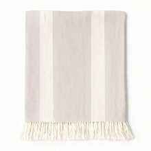 Decorative Throw Blanket In Fine Cotton - Comfortable Touch 2.50m X 2.20m - 沙 - 查看 11
