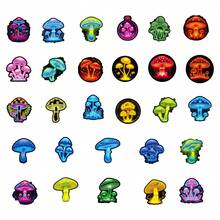56 buc stickere estetice amuzante cu ciuperci, pachet de stickere neon cu ciuperci, decorațiuni cu ciuperci, autocolante pentru jurnal, autocolante în vrac, autocolante pentru jurnal, autocolante pentru papetărie, autocolante pentru scrapbooking, autocolante din vinil impermeabile, vrac, pentru sticlă de apă, skateboard, bagaje, laptopuri, bara de protecție, teme pentru petreceri - Multicolor - Vizualizare 7