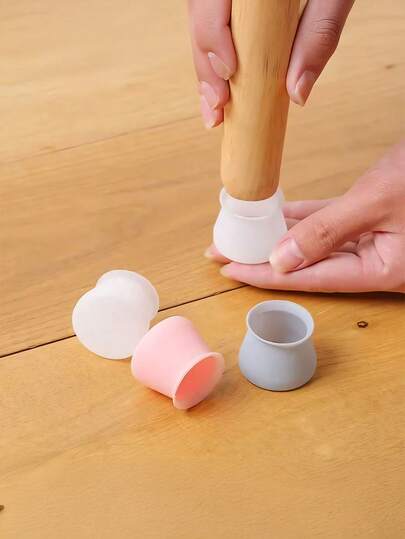 Silicone Chair Leg Covers, Anti-Slip Furniture Protectors, Thickened Universal Table And Chair Leg Covers, Noise-Reducing Decorative Pads