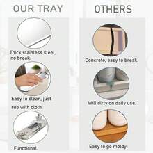 Black & White Glass Soap Dispenser - Stainless Steel Pump For Kitchen & Bathroom Sink,Black&White - Đen trắng - Xem 8