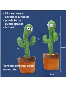Kids Plush Interactive Toys - Green - View 6