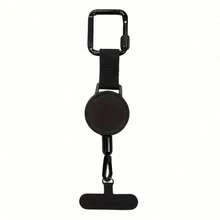 1/3pcs 2025 New Adjustable Anti-Theft Phone Lanyard, With Pull-Out Device, Durable Polyester Fiber, Safety Clasp, Suitable For Outdoor Sports And Hiking, Outdoor Gear | Adjustable Lanyard | Durable Lanyard, Phone Lanyard / Great Product Sharing! - Black - View 12