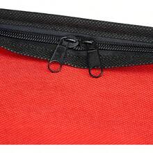 Caja de Almacenamiento de Papel de Regalo, 2 Bolsillos Interiores para Cintas de Regalo, Navidad, cumpleaos, Rojo/Negro, 1 Unidad - Rojo y black - Ver 7