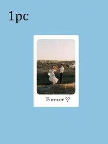 1/2/5张定制照片钱包卡，个性化照片钱包插卡，情侣定制照片钱包卡，可印制个性化图片和文字，送给祖父母、爸爸、妈妈和朋友的礼物，适合周年纪念日和生日，送给她、男朋友、女朋友、爸爸、妈妈、家人、朋友、儿子、女儿、学生生日毕业礼物 - 彩色 - 查看 8