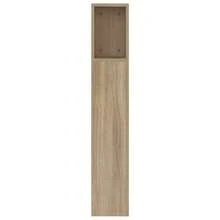 vidaXL Zagłówek/Szafa Sonoma Oak 160 x 18,5 x 104,5 cm - Wielokolorowe - Zobacz 5