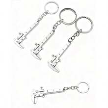 2pcs Portable Mini Vernier Caliper Tool, Alloy Vernier Caliper Keychain, Measurement Tool, Decorative Ruler 0.0-1.57 Inches, Suitable For Calibur Digital Tools, Woodworking Tools, Work Tools, Subway, Sewing Ruler, Measuring Instruments, A Delightful Christmas Gift! - Multicolor - View 12