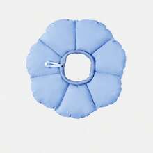 1件紫色花卉图案柔软宠物恢复项圈，伊丽莎白圈颈套，适用于猫狗，防水防污，适合猫咪和小型犬（如泰迪熊），M码