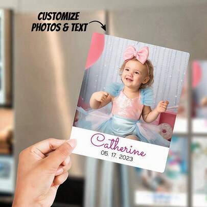 Imanes de cumpleaños personalizados / Regalos de imanes de cumpleaños personalizados / Regalos para fiestas de 1er cumpleaños / Regalos para fiestas de cumpleaños / Imanes de refrigerador personalizados, para la familia, regalo único