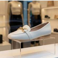 Women's Classic Casual Comfortable Loafer With Elegant Embellishment - 白色關閉 - 查看 2