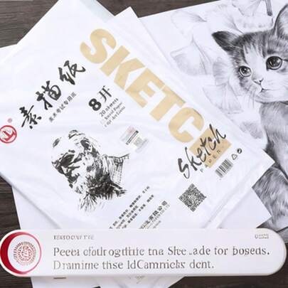 1 Pack Of 20 Sheets, K-Pop Premium Heavyweight Drawing Paper Pad - 8K/4K Watercolor & Sketch Paper For Art Painting, Sketching, Drafting - Essential Art Supplies For Art Lovers & Learners