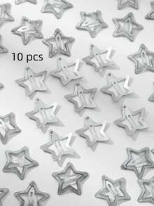 2/10/20/40个装 女士粉色星星时尚基础款发夹，发饰，情人节饰品 - 粉色 - 查看 32