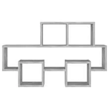 Mensola da parete vidaXL a forma di auto, grigio cemento, materiale a base di legno - Multicolore - Visualizzare 3