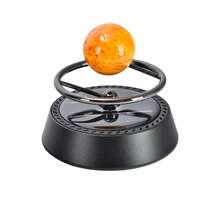 車 芳香剤 ディフューザ ディフューザー アロマディフューザー アロマ 車用 車用品 車の芳香剤 水なし カーディフューザー 車内 ソーラー回転式 インテリア 車載 - 黄色 - チェックする 10