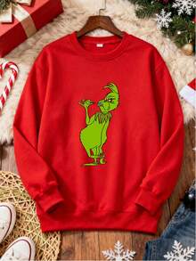 Women Sports Sweatshirts - Red - View 3