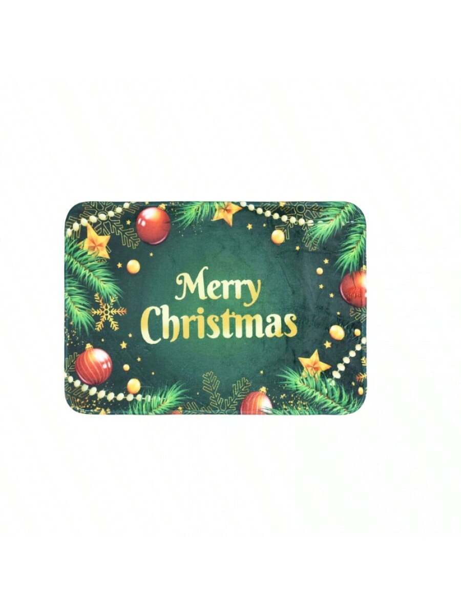 Alfombra de espuma de franela estampada 40*60 - Estilo navideño