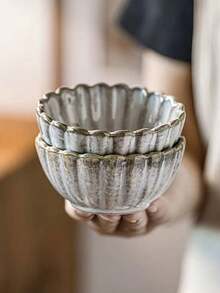 2 Stücke/4 Stücke Dipschälchen, Vintage japanischer Stil Keramik Gewürzplatten, hochwertige Geschirr Vorspeisen Teller für Sojasauce, Essig, Salatdressing, Ketchup, Essiggurken - Verschiedenfarbig - Übersicht 9