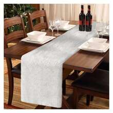 WhiteFur Table Runner 15x72 Inch, Fluffy Furry Dresser Runners For Bedroom, Living Room Decor,Coffee Table Cover, Christmas Wedding Party Decoration - 多色607 - 查看 8