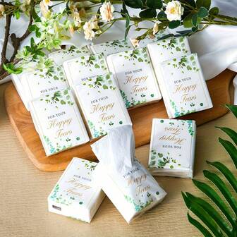 10/20pcs Soft Facial Tissue Paper, Wedding Party Gifts And Celebration Gifts