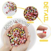 Mini Cake Eraser Set - Delicious Strawberry Chocolate Themed Erasers - Multicolor - View 2