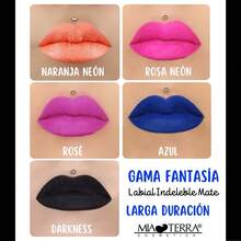 MIA TERRA COSMETICS LABIAL INDELEBLE - NARANJA NEON - Ver 4