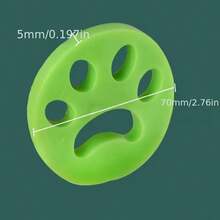 7pcs Reusable Pet Hair Catcher - Lint Trap For Washing Machine And Dryer, For Capturing Hair, Fuzz And Fibers | Green/Orange Laundry Protector | Gentle On Fabrics - Multicolor - View 7