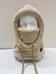 1pc Retro Minimalist Women's Autumn/Winter Hat - Elastic Drawstring Design, Lightweight And Warm, Suitable For Casual Outings, Outdoor Skiing And Cold Weather - Multicolor - View 16