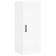 VidaXL biała szafka ścienna 34,5 x 34 x 90 cm, materiał drewnopochodny - Wielokolorowe - Zobacz 10