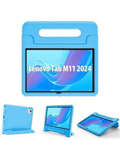 Funda Infantil para  M11 11 2024 TB330FU TB330XU, Uso Rudo Ligera Antigolpes para Niños Carcasa Bumper Dura Cubierta Protector Resistente para  M11 11" 2024 con Asa de Pie -Azul,32808582