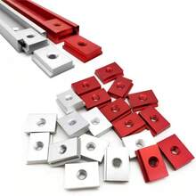 M6M8 T型滑杆，专为木工滑轨设计，DIY木工配件，压力块滑动固定块 - 彩色 - 查看 2
