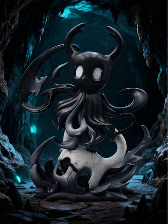 Hollow Knight-Abyss Figurine Collectible Decorative Toy For Car/Desk/Home Decor PVC Figurine Statue Or Fan's Gifts/Collectible Gift, Decorative Item Suitable For Computer Case/Garden/Cake Decoration