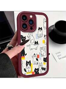 Estuche de TPU hermoso, resistente a los impactos con cobertura completa de la lente para for  16 Plus - Multicolor - Ver 9