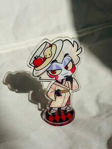 15 cm Figure debout en acrylique de Charlie Muster, Modèle de support de bureau Vagia, Ensemble décoratif, Ensemble cadeau - Multicolore - Voir 18